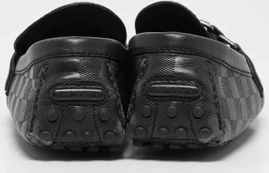 Louis Vuitton Vintage Pre-owned Leather flats Black Dames