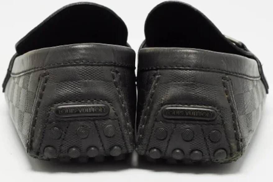 Louis Vuitton Vintage Pre-owned Leather flats Black Heren