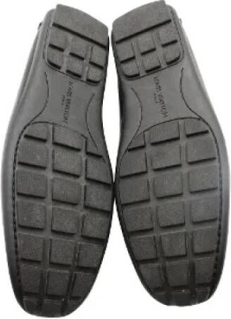Louis Vuitton Vintage Pre-owned Leather flats Black Heren