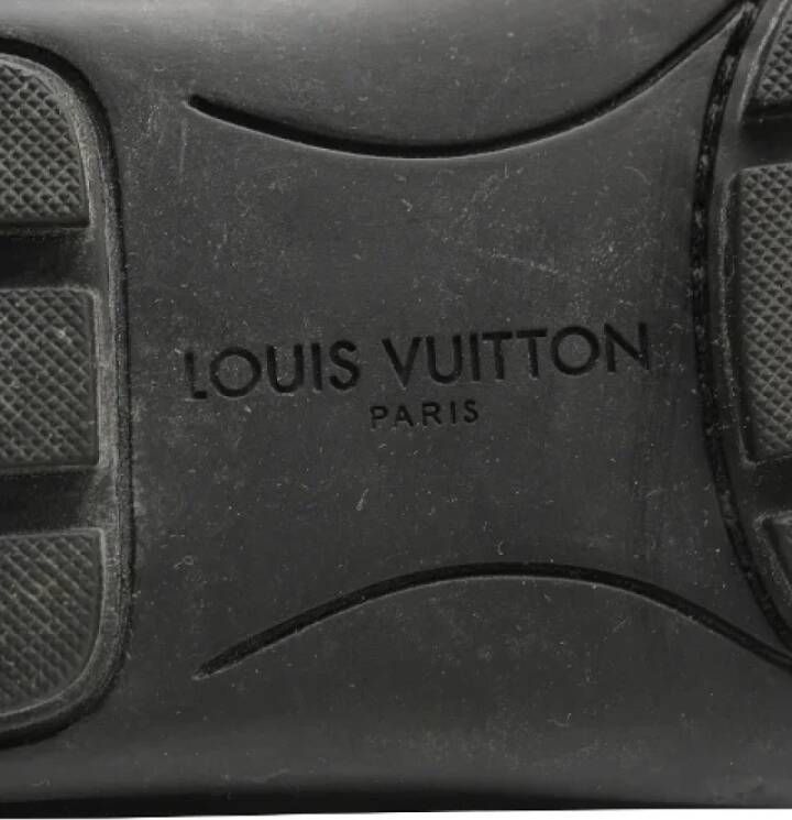 Louis Vuitton Vintage Pre-owned Leather flats Black Heren