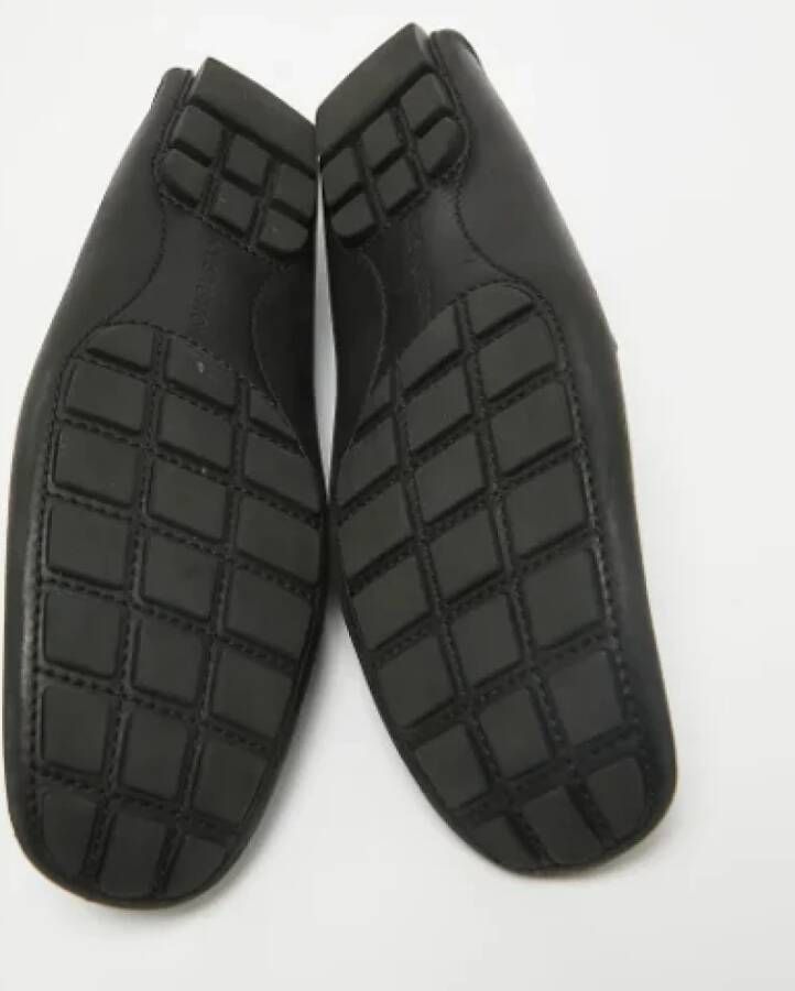 Louis Vuitton Vintage Pre-owned Leather flats Black Heren