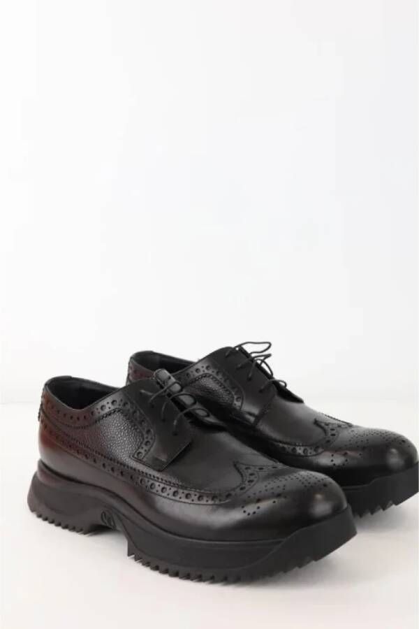 Louis Vuitton Vintage Pre-owned Leather flats Black Heren
