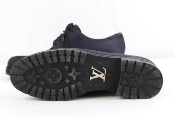 Louis Vuitton Vintage Pre-owned Leather flats Black Heren