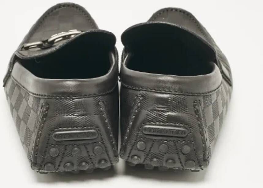 Louis Vuitton Vintage Pre-owned Leather flats Black Heren