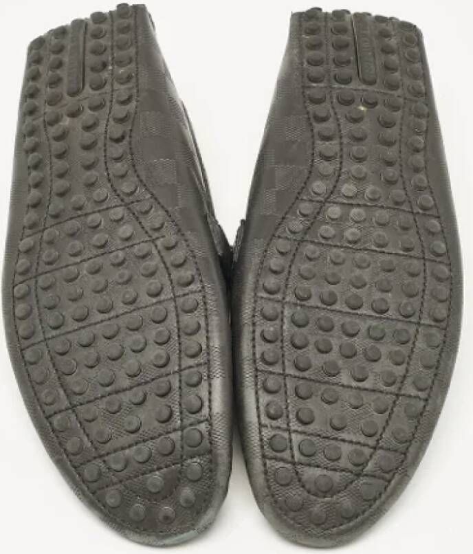 Louis Vuitton Vintage Pre-owned Leather flats Black Heren