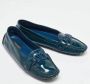 Louis Vuitton Vintage Pre-owned Leather flats Blue Dames - Thumbnail 4