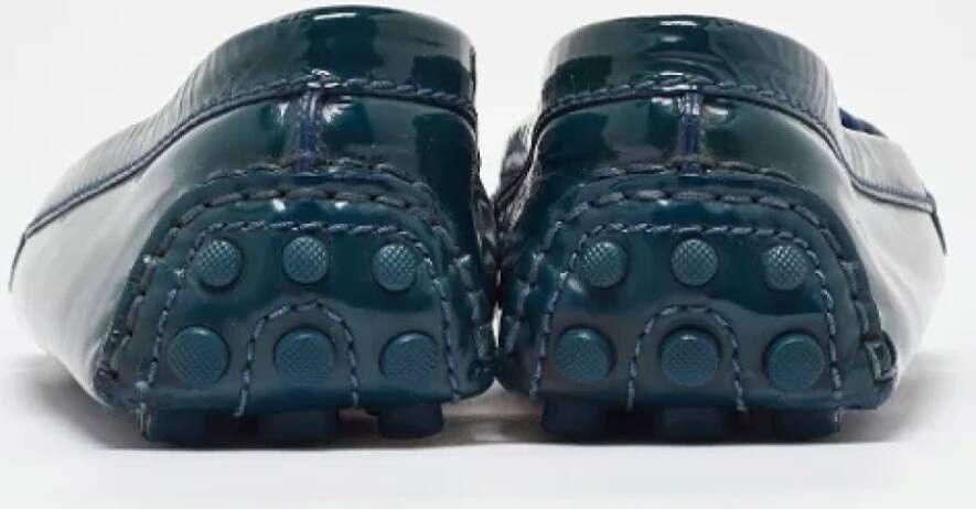 Louis Vuitton Vintage Pre-owned Leather flats Blue Dames