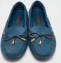 Louis Vuitton Vintage Pre-owned Leather flats Blue Dames - Thumbnail 3