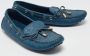 Louis Vuitton Vintage Pre-owned Leather flats Blue Dames - Thumbnail 4