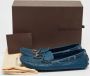 Louis Vuitton Vintage Pre-owned Leather flats Blue Dames - Thumbnail 9