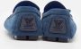 Louis Vuitton Vintage Pre-owned Leather flats Blue Heren - Thumbnail 5