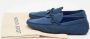 Louis Vuitton Vintage Pre-owned Leather flats Blue Heren - Thumbnail 9