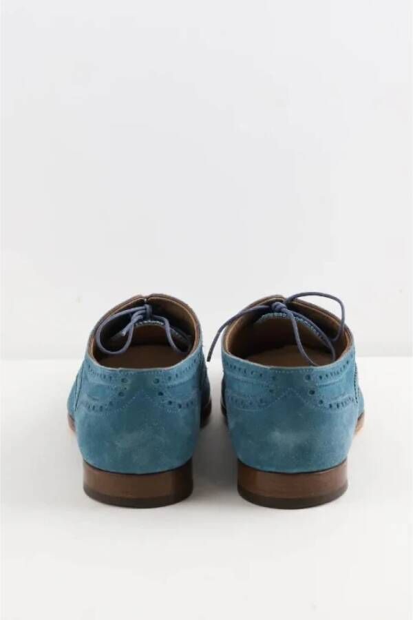 Louis Vuitton Vintage Pre-owned Leather flats Blue Heren