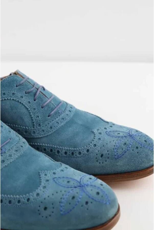 Louis Vuitton Vintage Pre-owned Leather flats Blue Heren