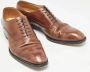 Louis Vuitton Vintage Pre-owned Leather flats Brown Heren - Thumbnail 4
