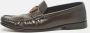 Louis Vuitton Vintage Pre-owned Leather flats Brown Heren - Thumbnail 2