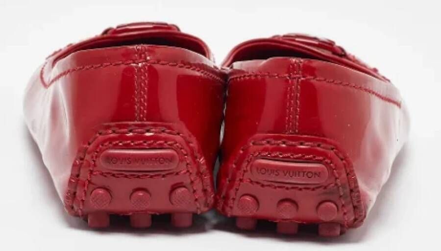 Louis Vuitton Vintage Pre-owned Leather flats Red Dames