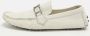 Louis Vuitton Vintage Pre-owned Leather flats White Heren - Thumbnail 2