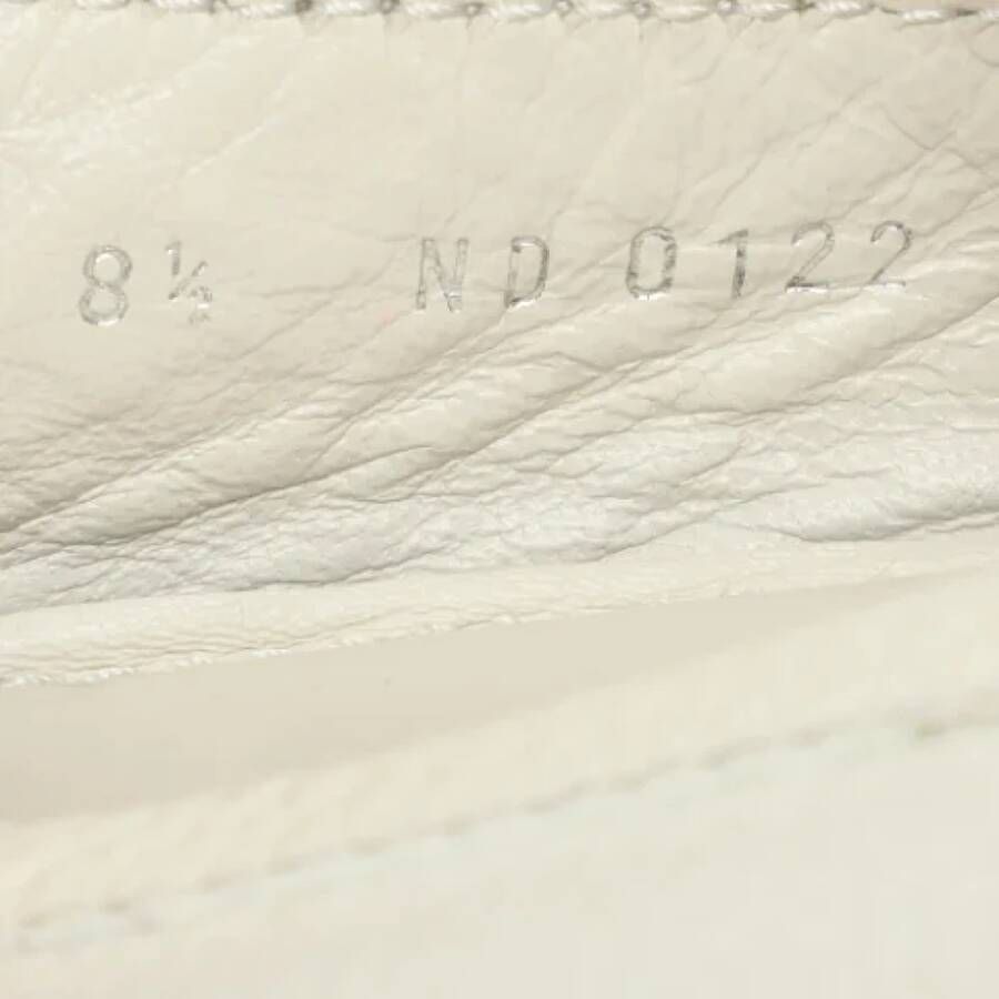 Louis Vuitton Vintage Pre-owned Leather flats White Heren