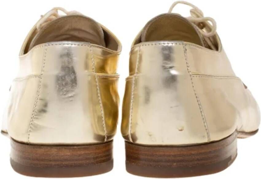 Louis Vuitton Vintage Pre-owned Leather flats Yellow Dames