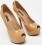 Louis Vuitton Vintage Pre-owned Leather heels Beige Dames - Thumbnail 4