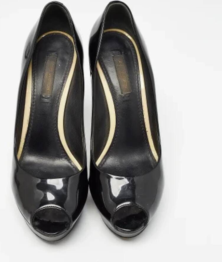 Louis Vuitton Vintage Pre-owned Leather heels Black Dames