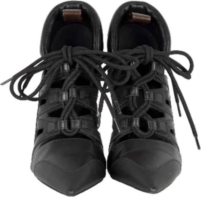 Louis Vuitton Vintage Pre-owned Leather heels Black Dames