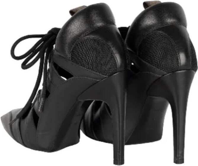 Louis Vuitton Vintage Pre-owned Leather heels Black Dames
