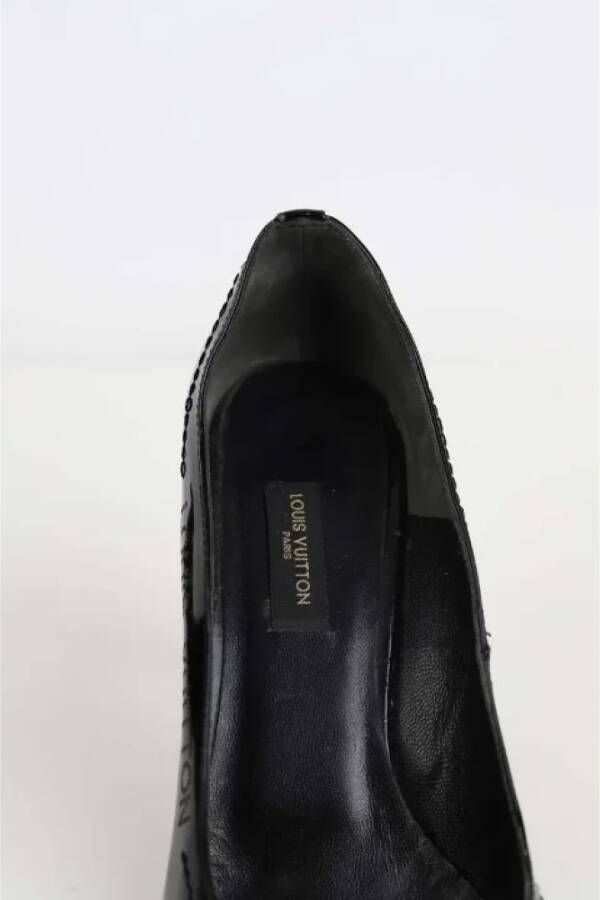 Louis Vuitton Vintage Pre-owned Leather heels Black Dames