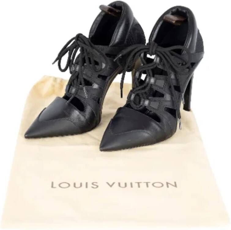 Louis Vuitton Vintage Pre-owned Leather heels Black Dames