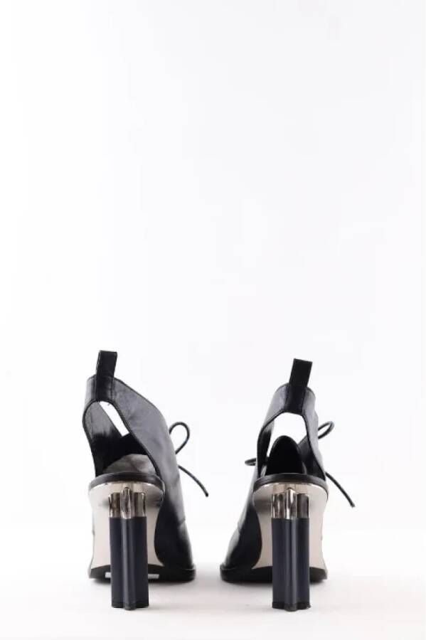 Louis Vuitton Vintage Pre-owned Leather heels Blue Dames