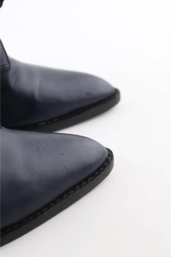 Louis Vuitton Vintage Pre-owned Leather heels Blue Dames