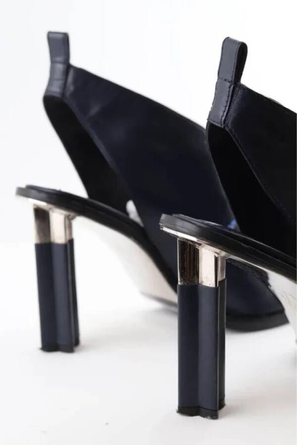Louis Vuitton Vintage Pre-owned Leather heels Blue Dames