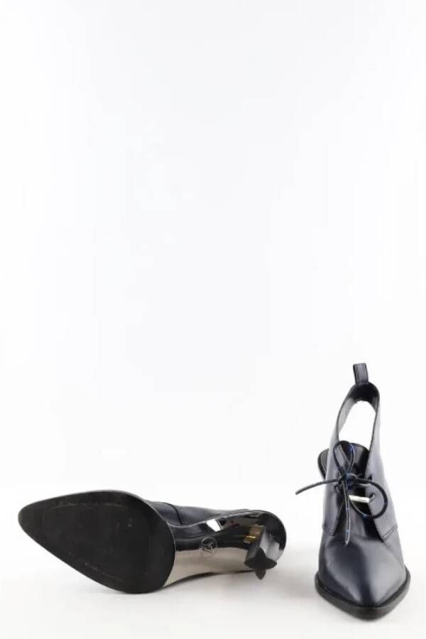 Louis Vuitton Vintage Pre-owned Leather heels Blue Dames