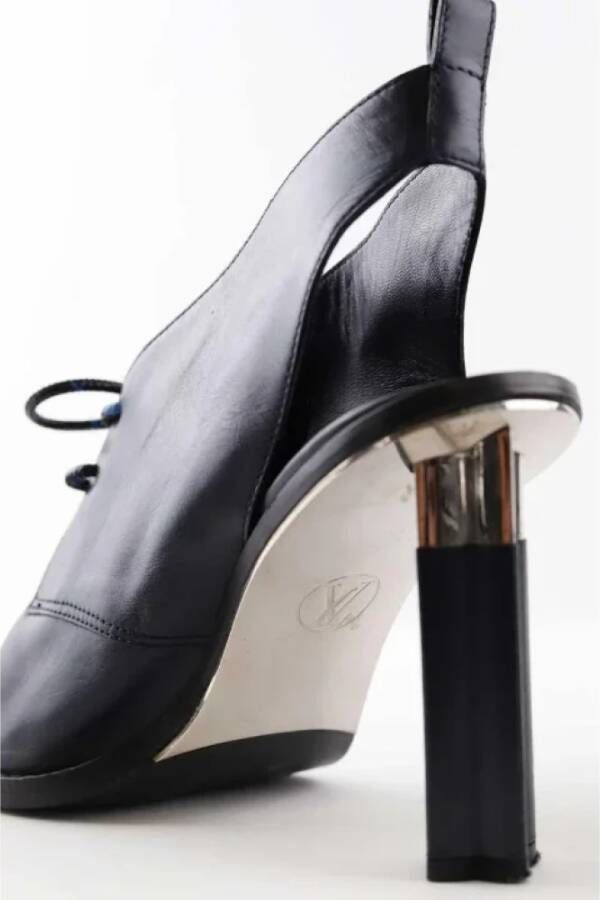 Louis Vuitton Vintage Pre-owned Leather heels Blue Dames