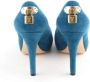 Louis Vuitton Vintage Pre-owned Leather heels Blue Dames - Thumbnail 2