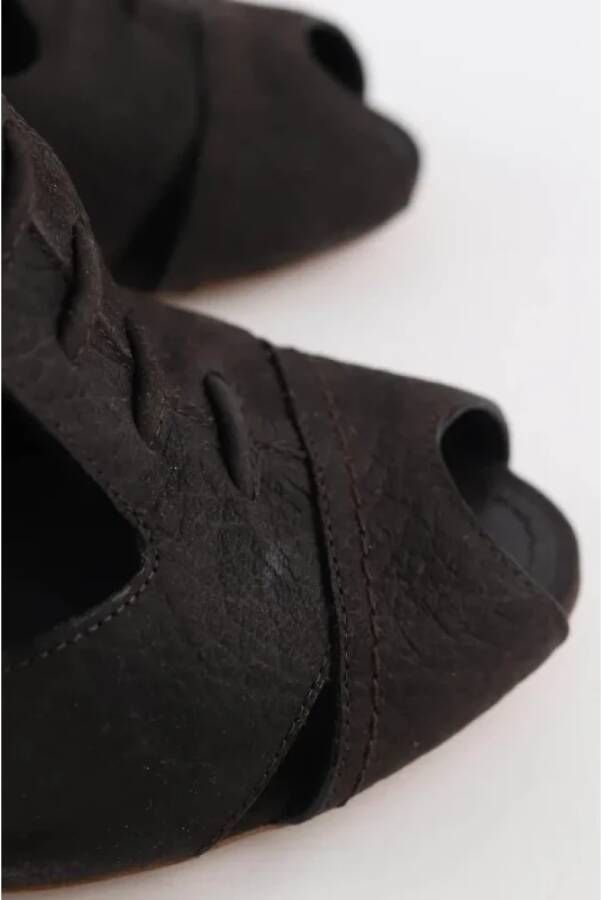 Louis Vuitton Vintage Pre-owned Leather heels Brown Dames