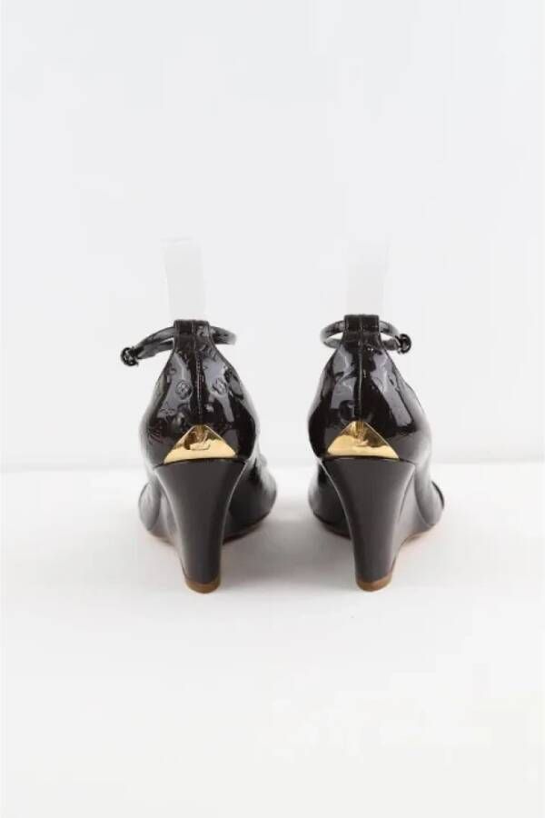 Louis Vuitton Vintage Pre-owned Leather heels Brown Dames