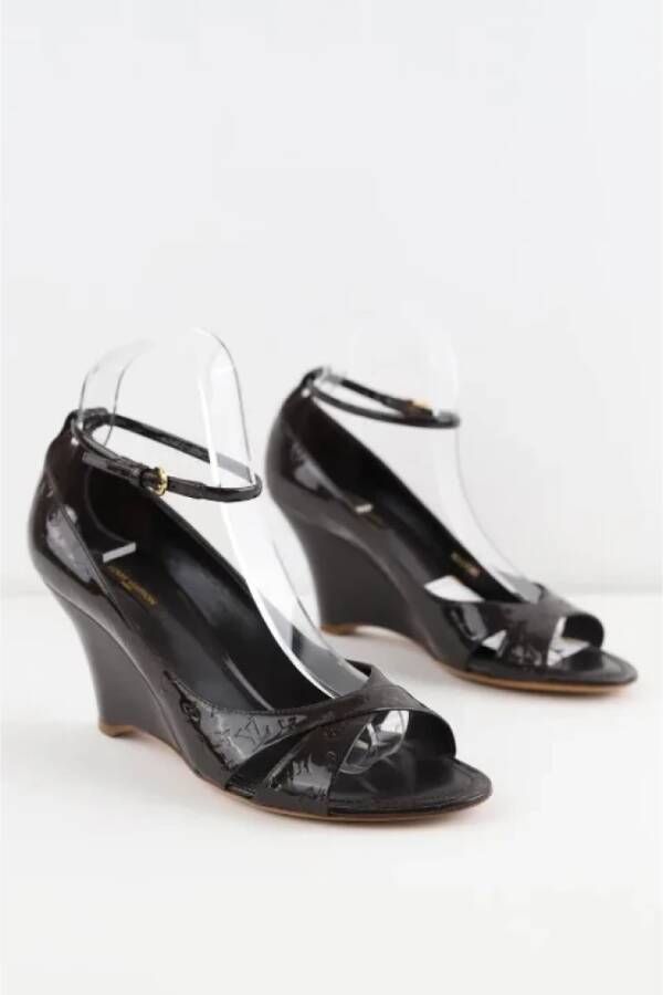 Louis Vuitton Vintage Pre-owned Leather heels Brown Dames