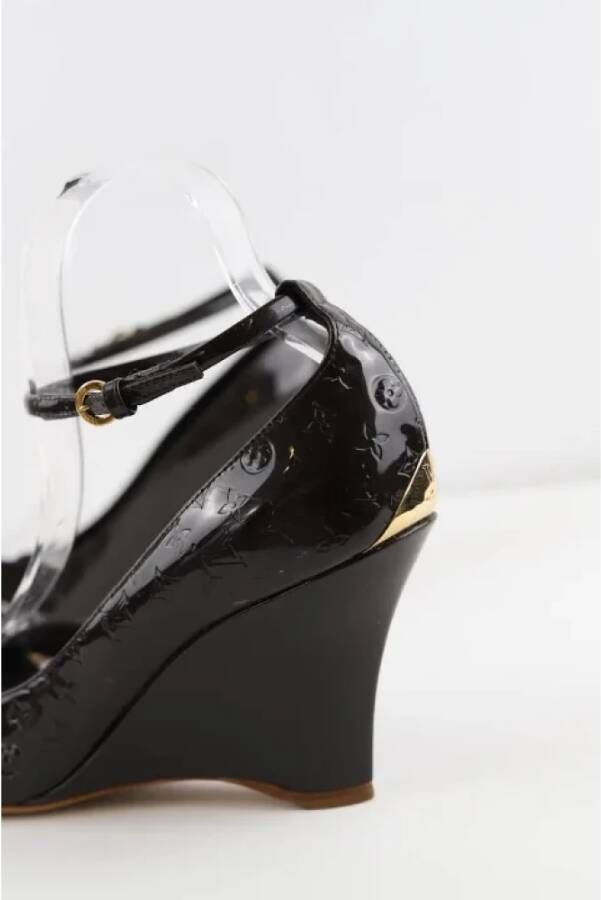Louis Vuitton Vintage Pre-owned Leather heels Brown Dames