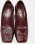 Louis Vuitton Vintage Pre-owned Leather heels Red Dames - Thumbnail 3