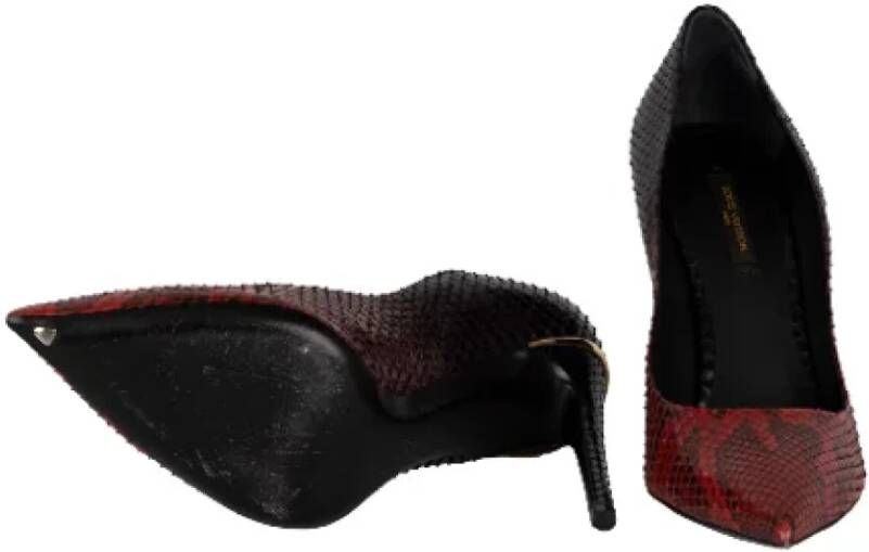 Louis Vuitton Vintage Pre-owned Leather heels Red Dames