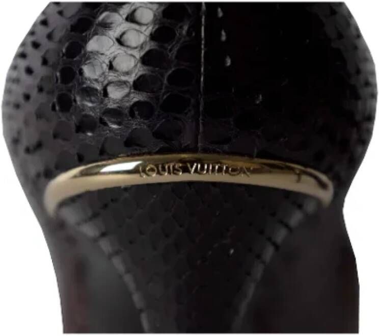 Louis Vuitton Vintage Pre-owned Leather heels Red Dames