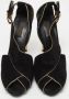 Louis Vuitton Vintage Pre-owned Leather sandals Black Dames - Thumbnail 3