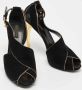 Louis Vuitton Vintage Pre-owned Leather sandals Black Dames - Thumbnail 4