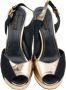 Louis Vuitton Vintage Pre-owned Leather sandals Black Dames - Thumbnail 2
