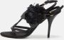 Louis Vuitton Vintage Pre-owned Leather sandals Black Dames - Thumbnail 2