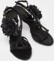 Louis Vuitton Vintage Pre-owned Leather sandals Black Dames - Thumbnail 4