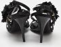 Louis Vuitton Vintage Pre-owned Leather sandals Black Dames - Thumbnail 5