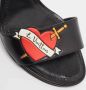 Louis Vuitton Vintage Pre-owned Leather sandals Black Dames - Thumbnail 7